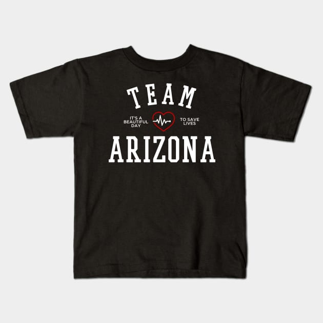 TEAM ARIZONA ROBBINS Kids T-Shirt by localfandoms